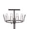 Household Essentials Brown 4-Tier Revolving Shoe Tree